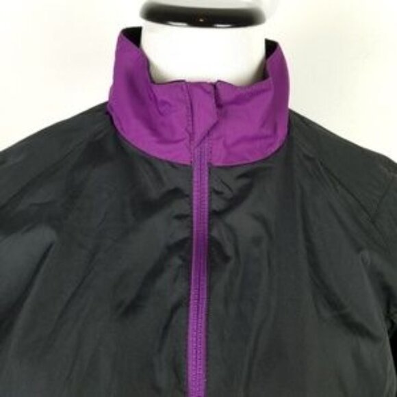 Xersion Athletic Workout Jacket Women's Small Black Purple Mesh Lining - Picture 3 of 8